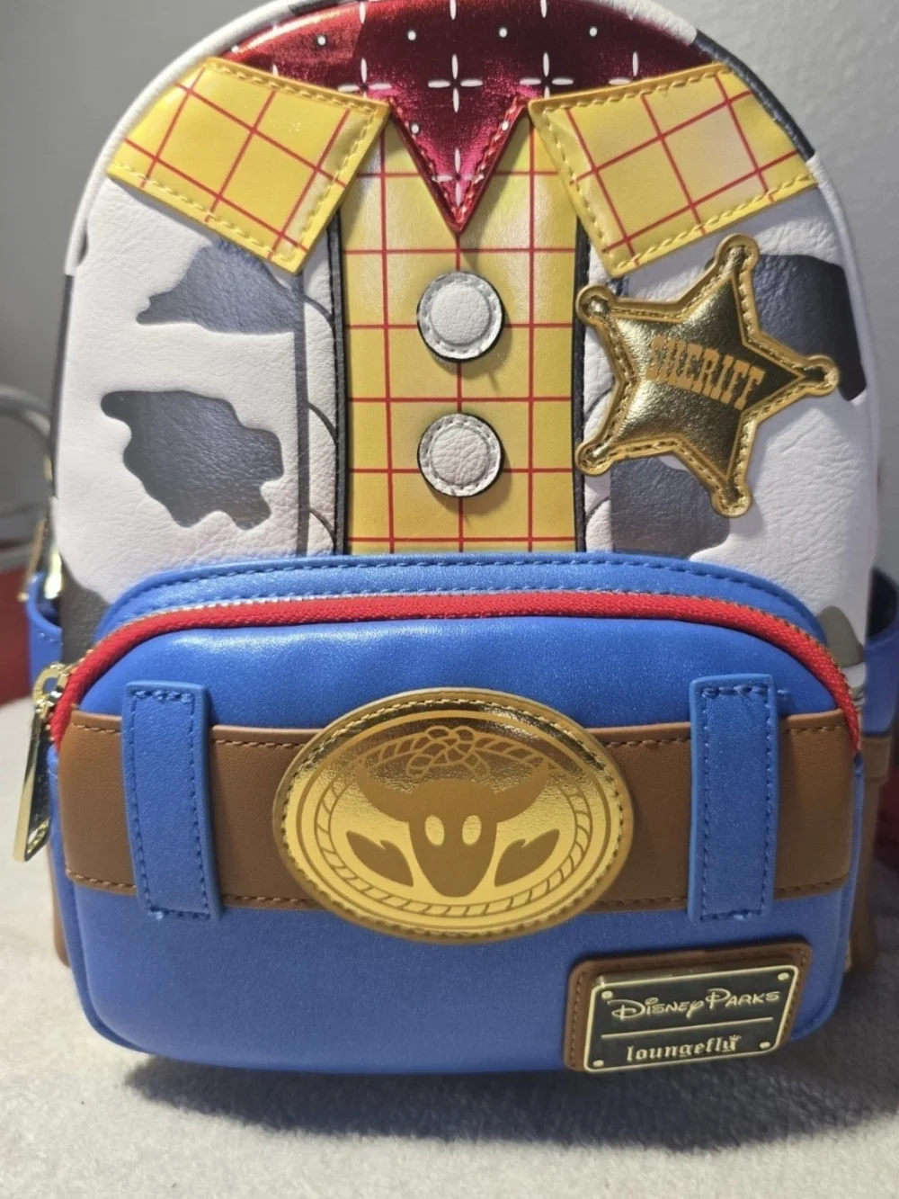Disney Parks Loungefly Toy Story Woody Cosplay Mini Backpack